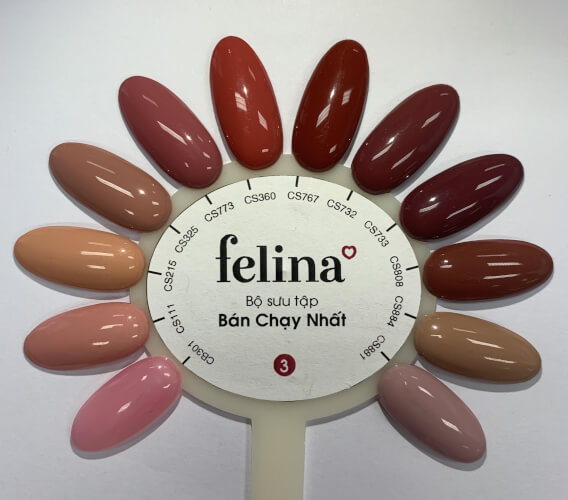 Những màu sơn móng tay bán chạy nhất của Felina