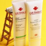Kem chống nắng Cell Fusion C màu xanh