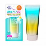kem chống nắng skin AQUA màu xanh