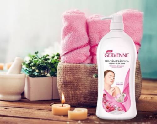 Sữa tắm Gervenne được phân phối rộng rãi và không khó để sở hữu.